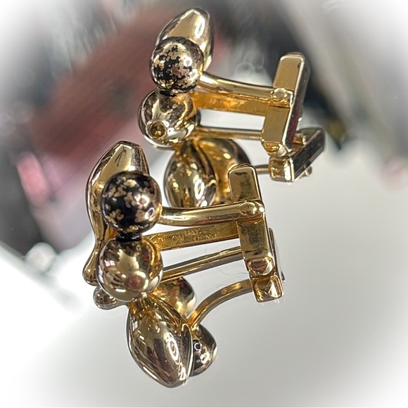 💕Beautiful Vintage Gold Bowling Pins & Ball Cufflinks💕 - Picture 4 of 7